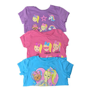 Nickelodeon - Set Of 3 - JoJo Siwa T Shirts - Size Small - 6x